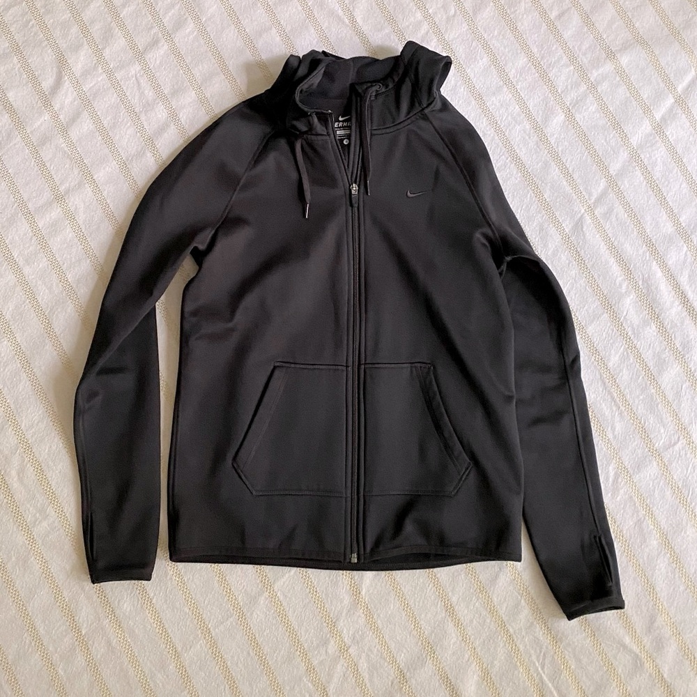 Nike Black Therma-Fit Hooded Jacket